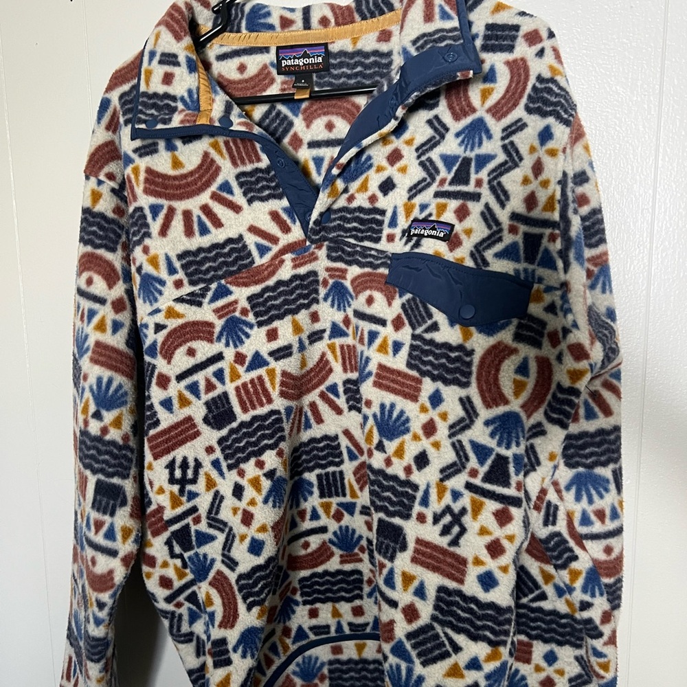 Patagonia Multicolor Patterned Fleece Sweatshirt